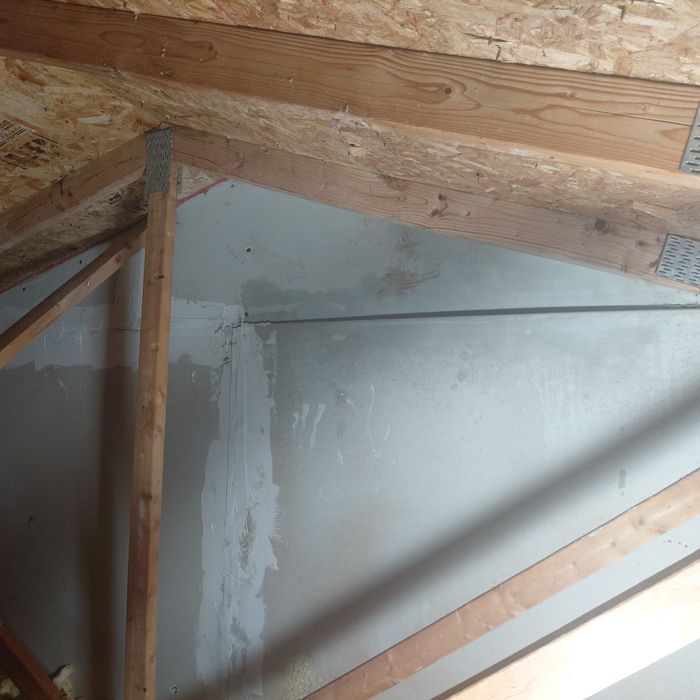Attic stripped back and cleaned